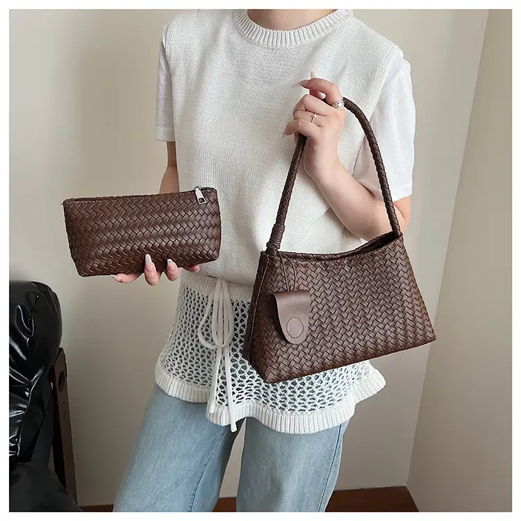 Black Woven Crossbody Bag for Women — feature 27