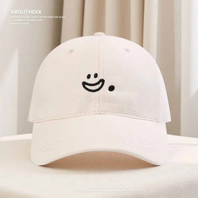 Spring Smiley Face Baseball Cap Women Men - Image 2