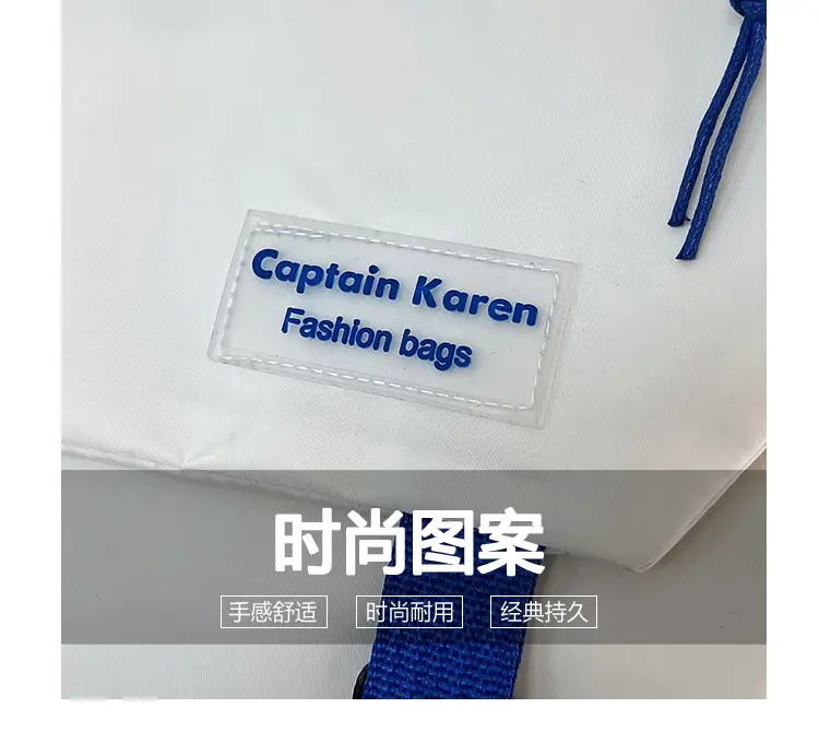 Korean Style Blue Crossbody Bag for Women College Student — feature 24