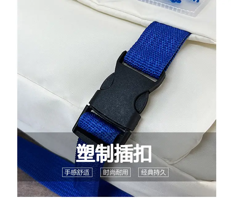 Korean Style Blue Crossbody Bag for Women College Student — feature 26