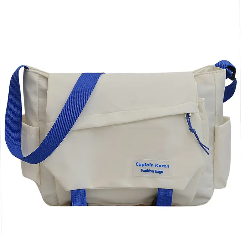 Korean Style Blue Crossbody Bag for Women College Student — feature 29