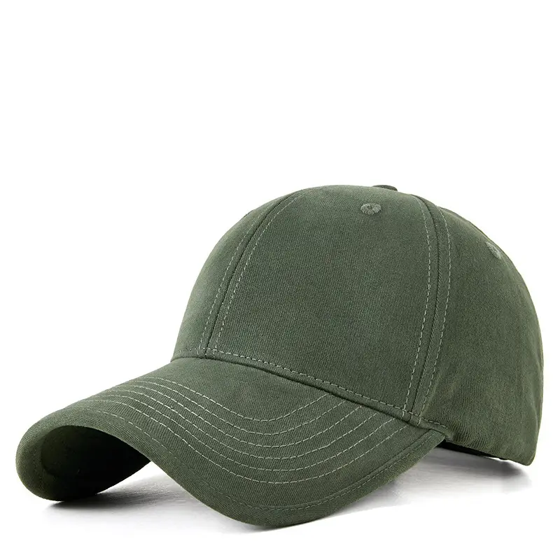 Large Brim Duckbill Cap Brown Baseball - Image 4