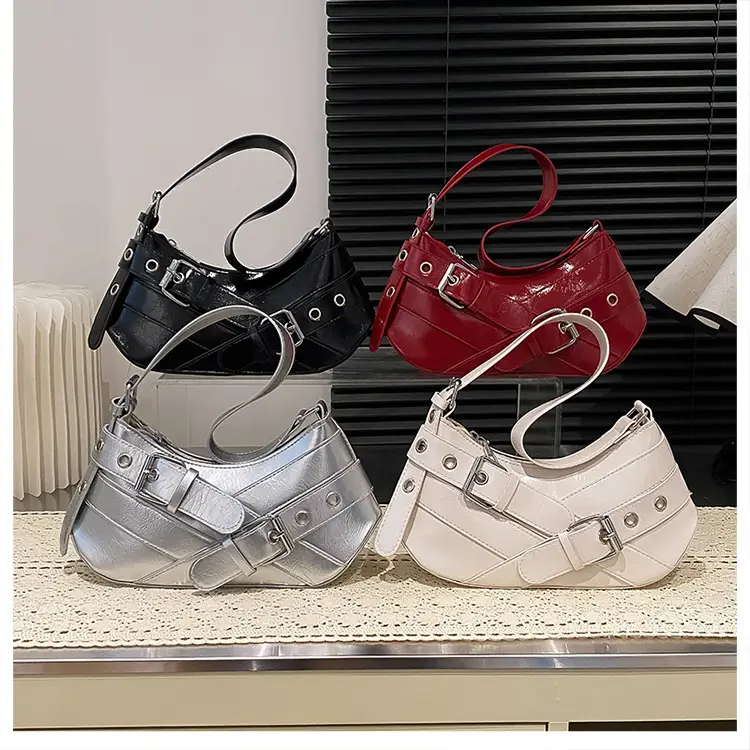 Silver Crossbody Bag with Adjustable Strap for Women — feature 9
