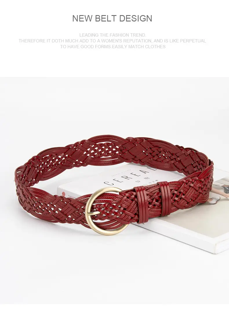 Vintage Korean Pin Buckle Belt for Women — feature 15
