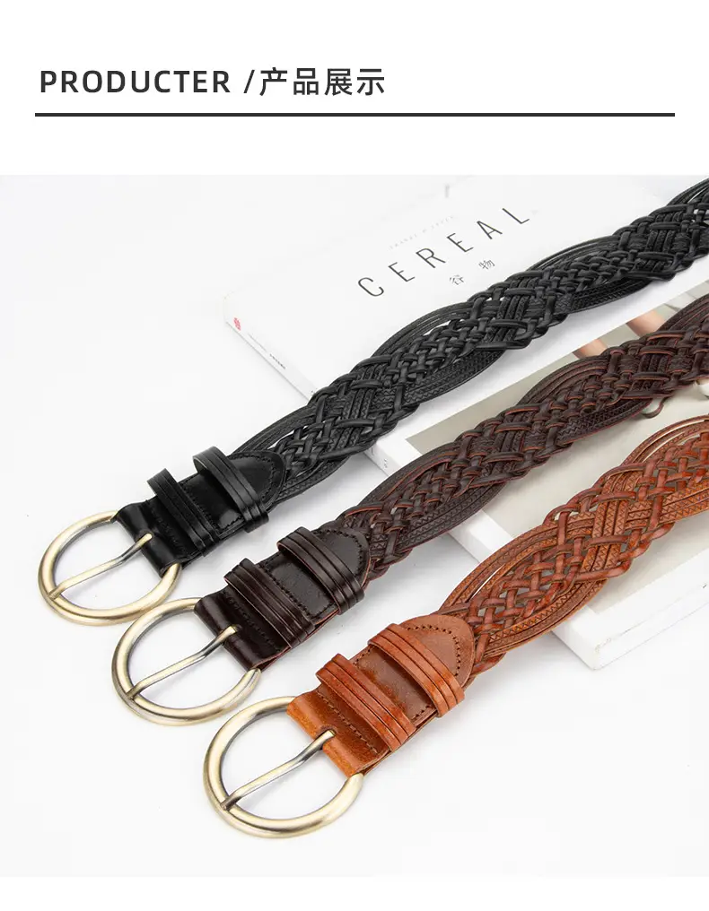 Vintage Korean Pin Buckle Belt for Women — feature 9