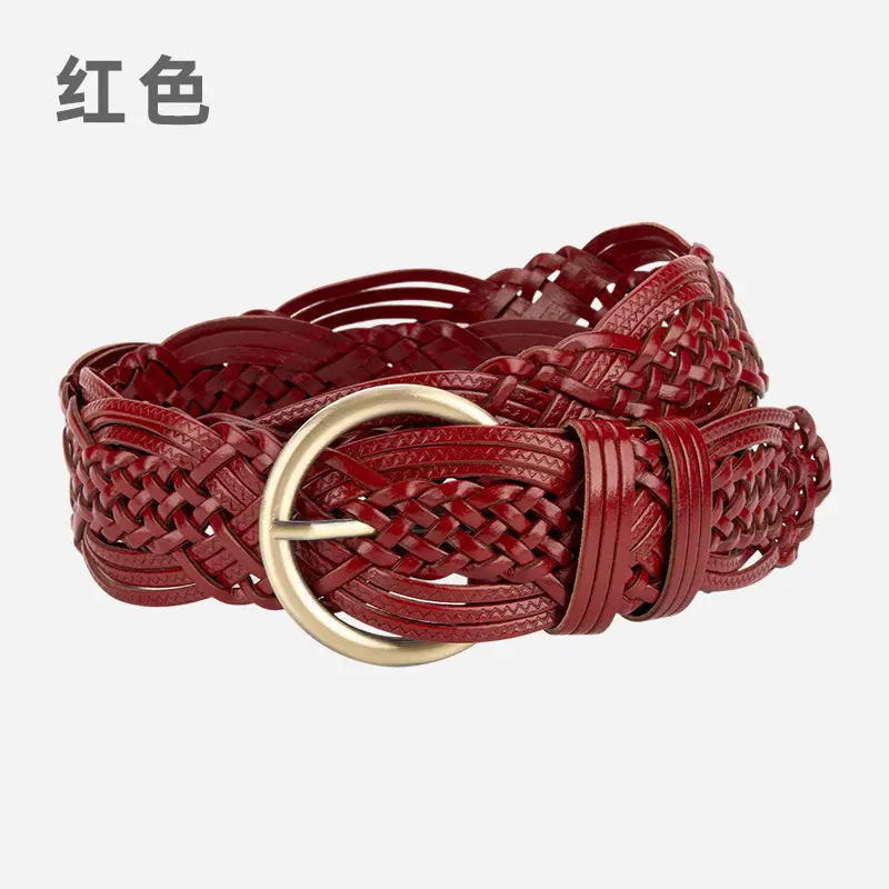 Vintage Korean Pin Buckle Belt for Women - Image 2