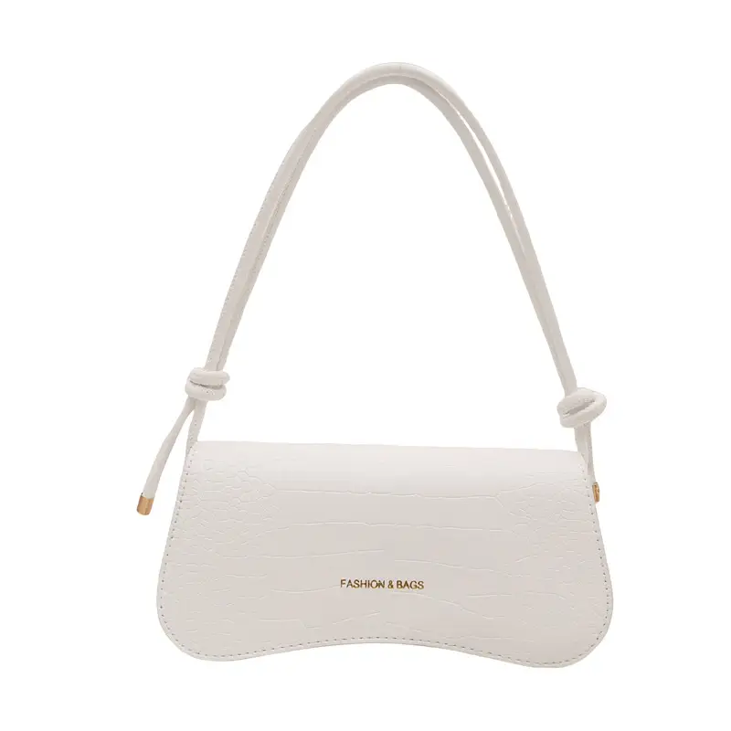 White Quilted Shoulder Bag for Women 2025 Summer - Image 10