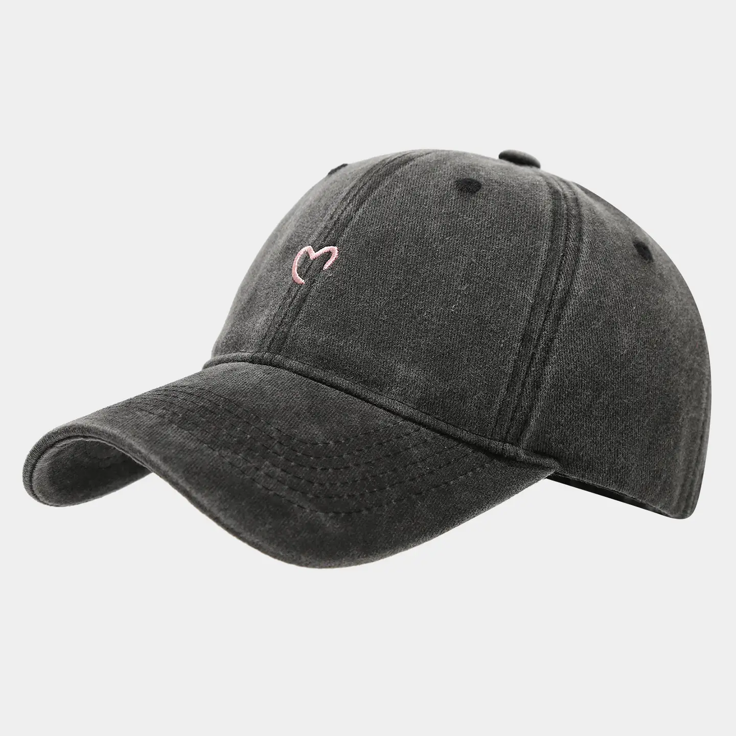 American Retro Distressed Heart Cap Couple 4Pc — feature 5
