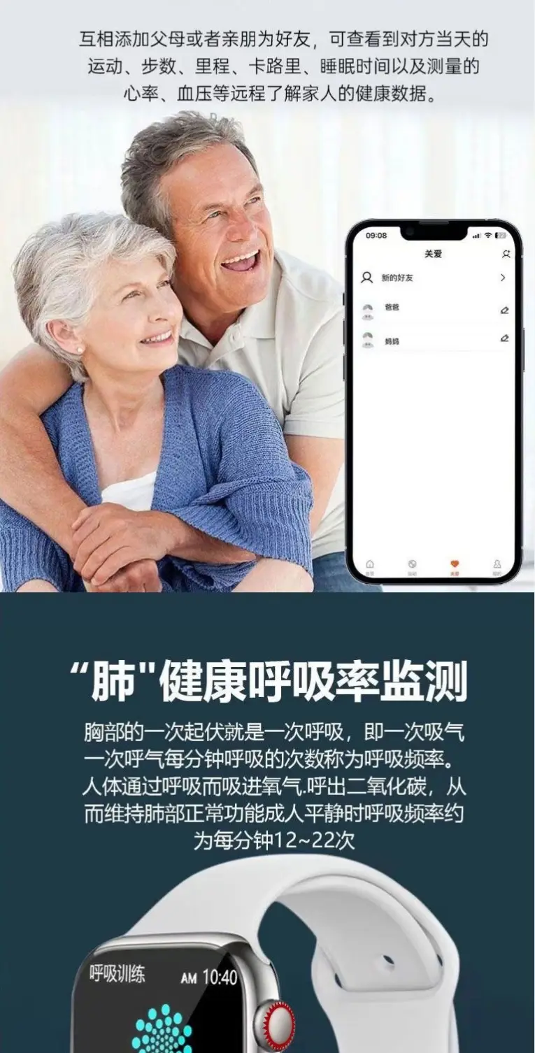 Smart Health Watch for Elderly with Blood Sugar, BP, Heart Rate & More — feature 10
