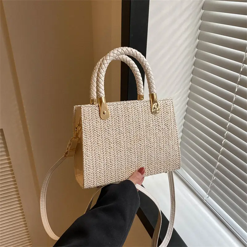 2023 Women's Woven Crossbody Bag Set Multi Color - Image 8