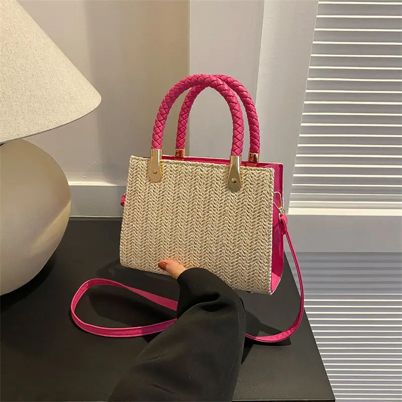 2023 Women's Woven Crossbody Bag Set Multi Color - Image 9