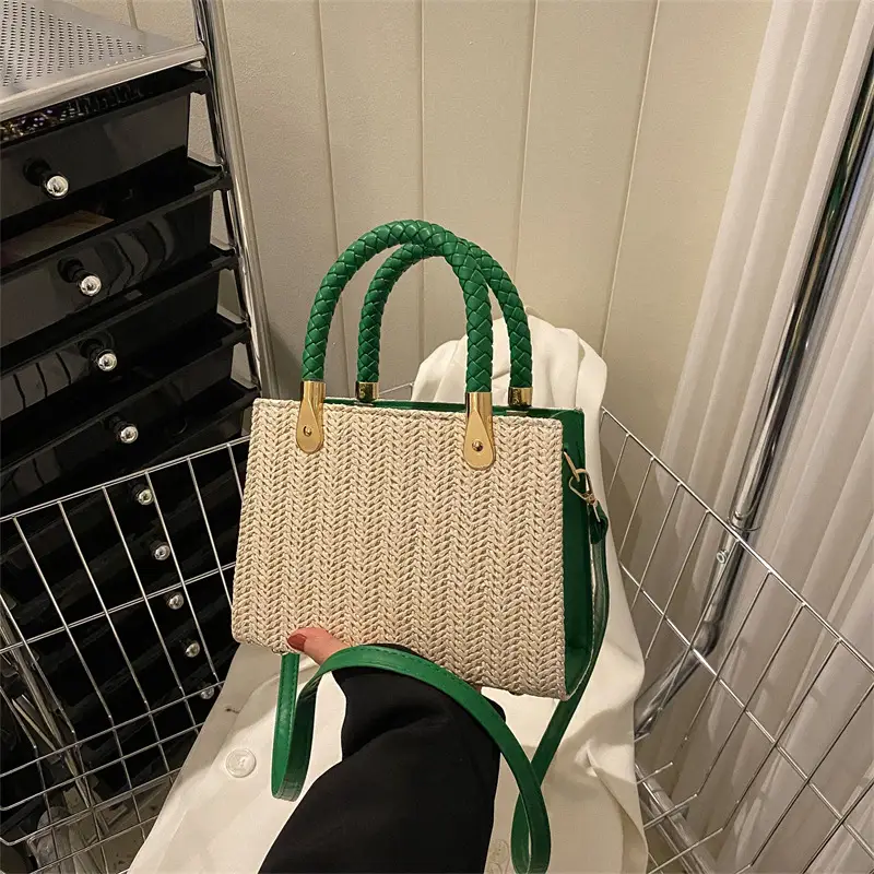 2023 Women's Woven Crossbody Bag Set Multi Color - Image 10