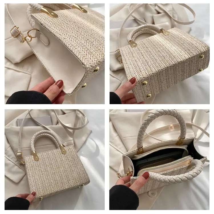2023 Women's Woven Crossbody Bag Set Multi Color — feature 7