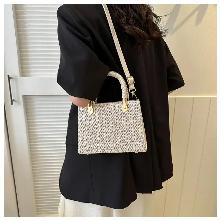 2023 Women's Woven Crossbody Bag Set Multi Color — feature 9