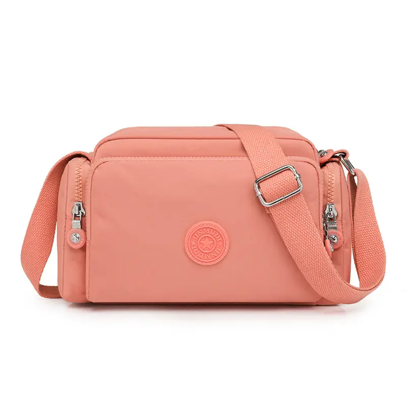 Women's Textured Shoulder Bag Pink Light Blue - Image 3