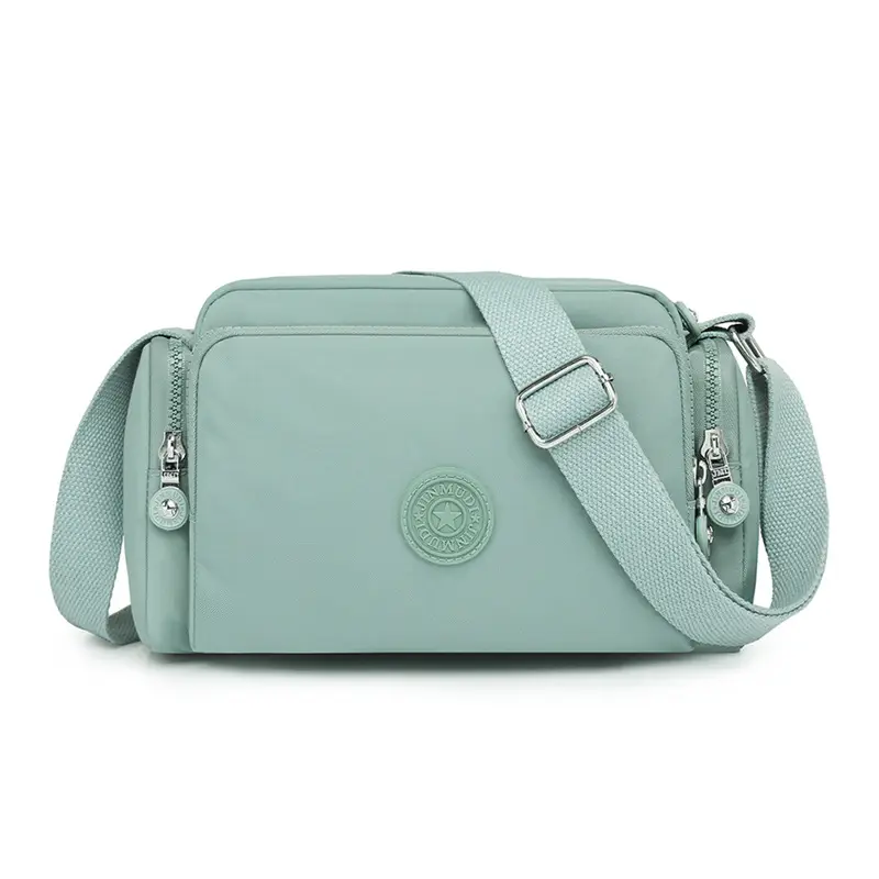 Women's Textured Shoulder Bag Pink Light Blue - Image 5