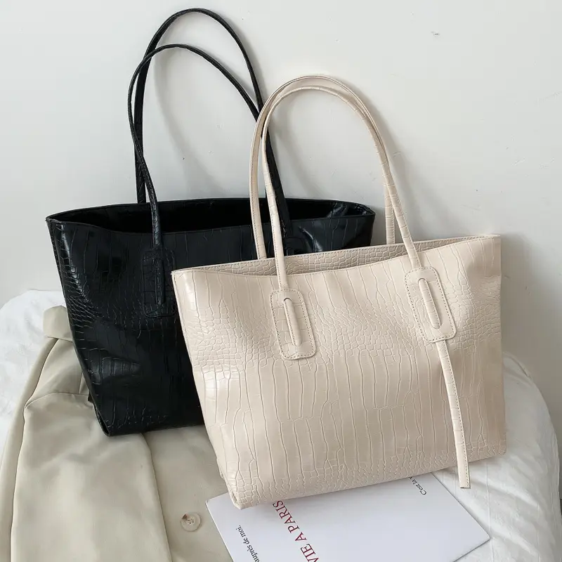Women's Casual Textured Shoulder Bag 2023 New Trendy Fashion - Image 5