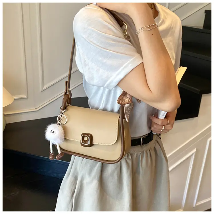 Women's Crossbody Bag with Bow & Pom Pom — feature 14