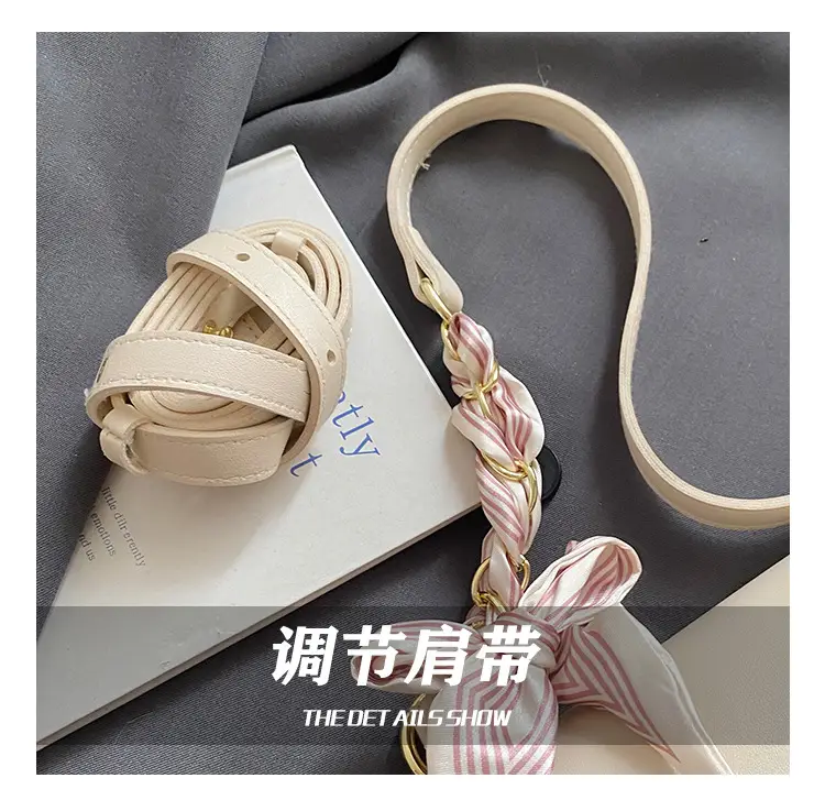Women's Crossbody Bag with Bow & Pom Pom — feature 7