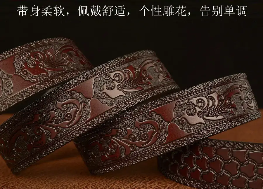 Retro Ethnic Dragon Buckle Belt for Men — feature 16