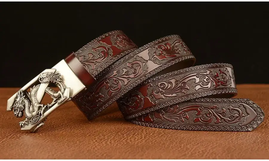 Retro Ethnic Dragon Buckle Belt for Men — feature 6