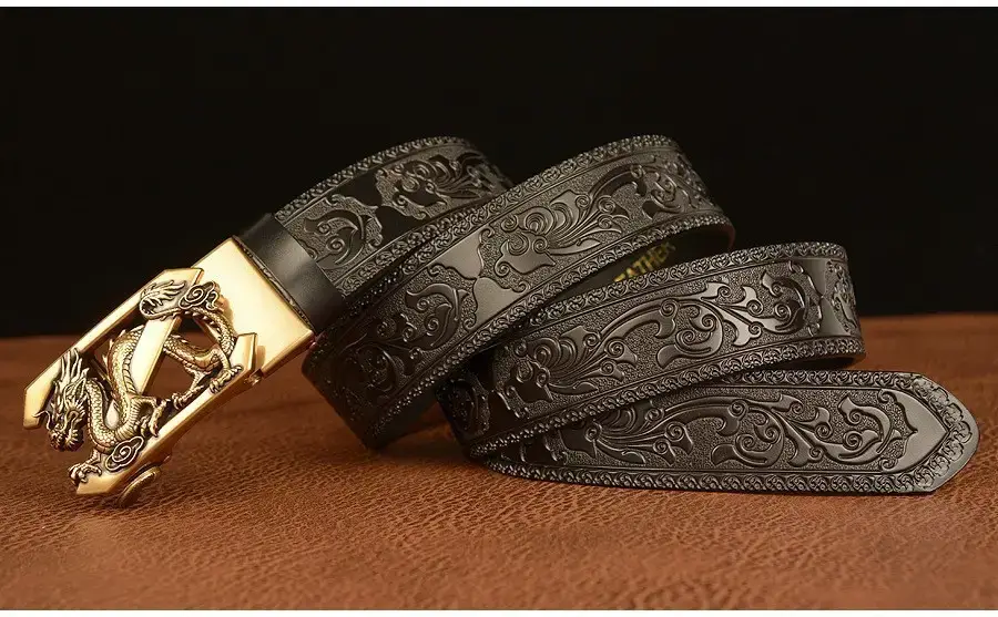 Retro Ethnic Dragon Buckle Belt for Men — feature 7