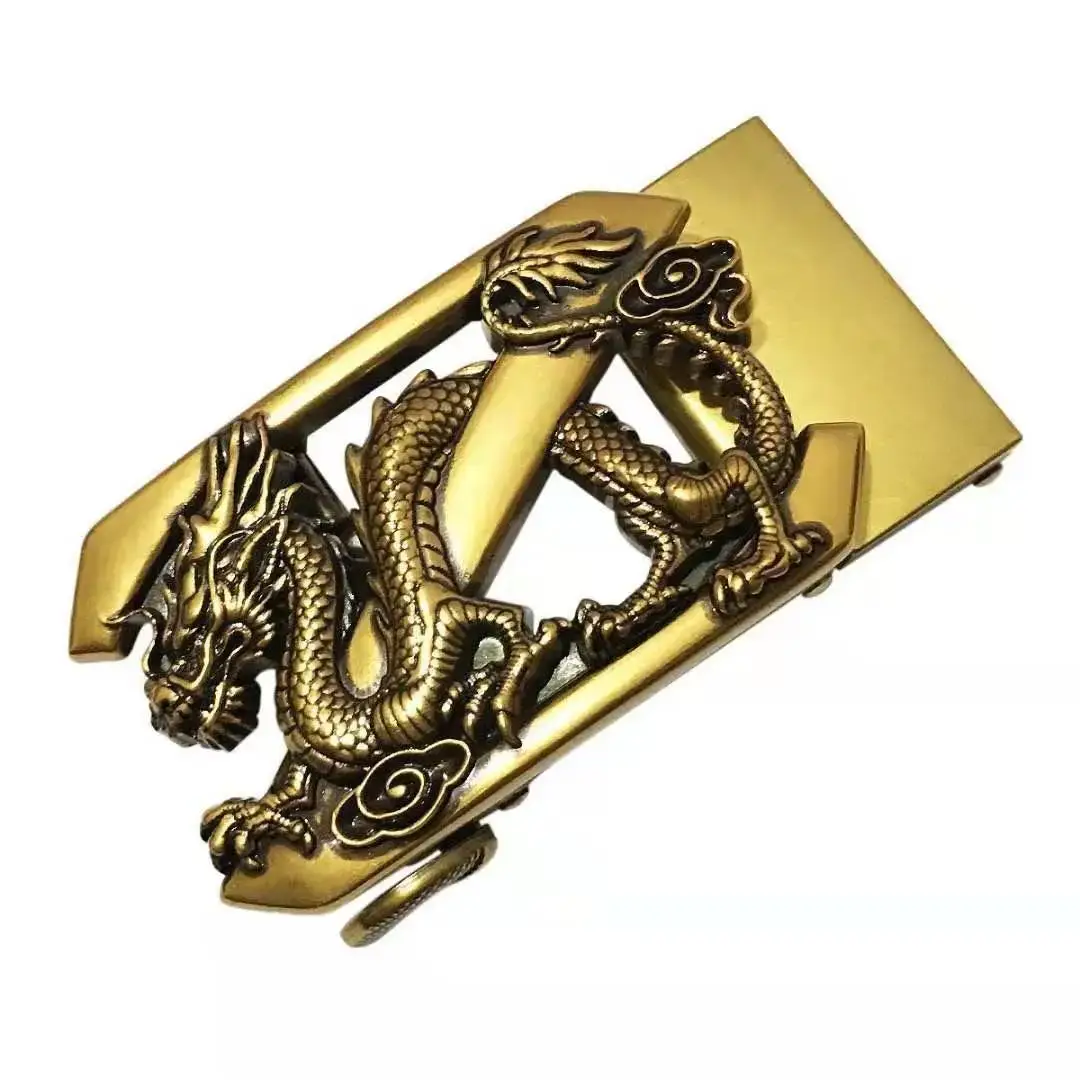 Retro Ethnic Dragon Buckle Belt for Men - Image 5