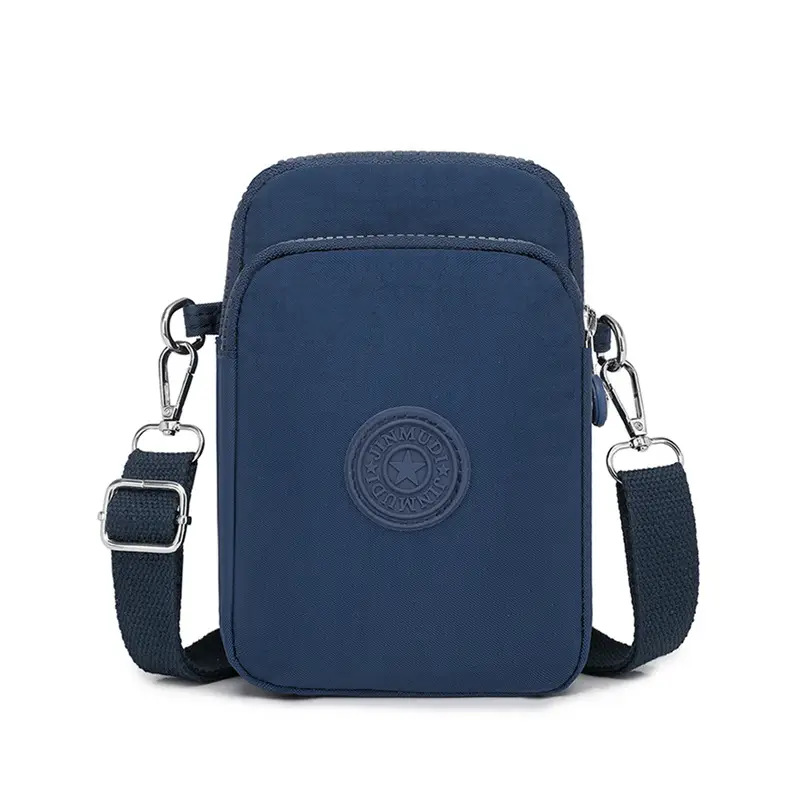 Women Crossbody Mini Canvas Bag Navy Blue