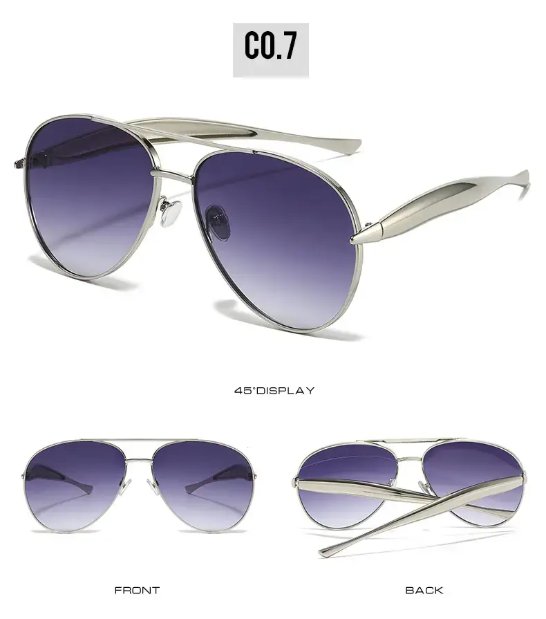 25 New Toad Sunglasses Metal Frame Rose Gold — feature 13