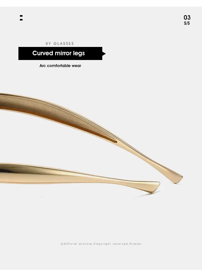 25 New Toad Sunglasses Metal Frame Rose Gold — feature 17