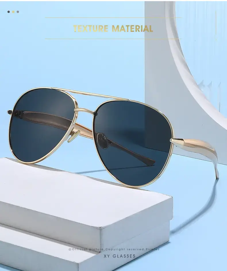 25 New Toad Sunglasses Metal Frame Rose Gold — feature 2