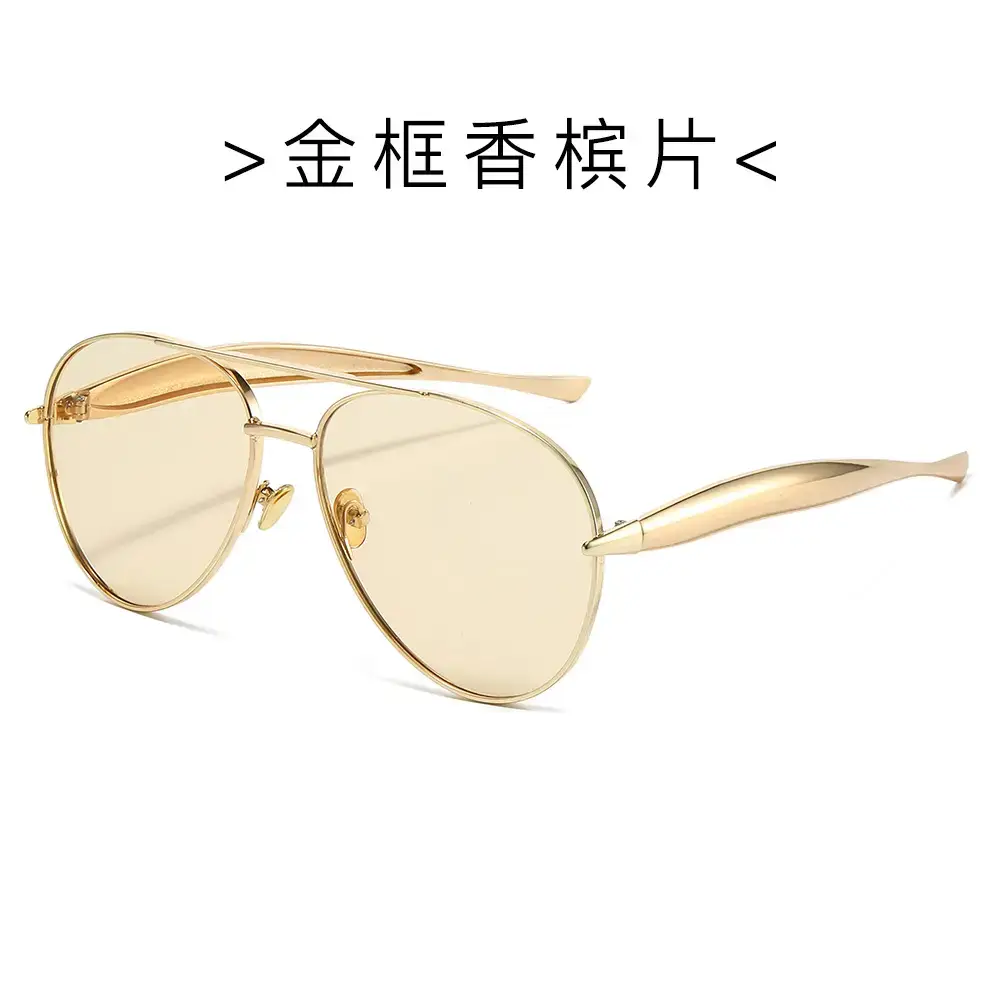 25 New Toad Sunglasses Metal Frame Rose Gold