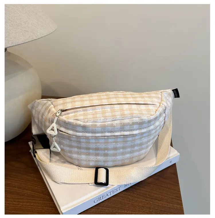 2025 Plaid Shoulder Bag Korean Style Casual Sports Crossbody — feature 18