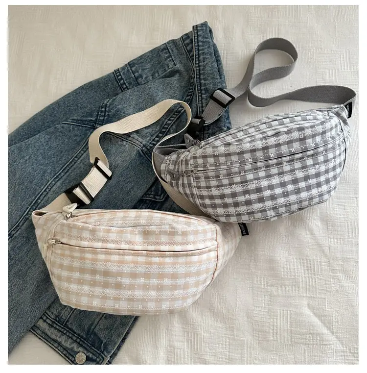 2025 Plaid Shoulder Bag Korean Style Casual Sports Crossbody — feature 19