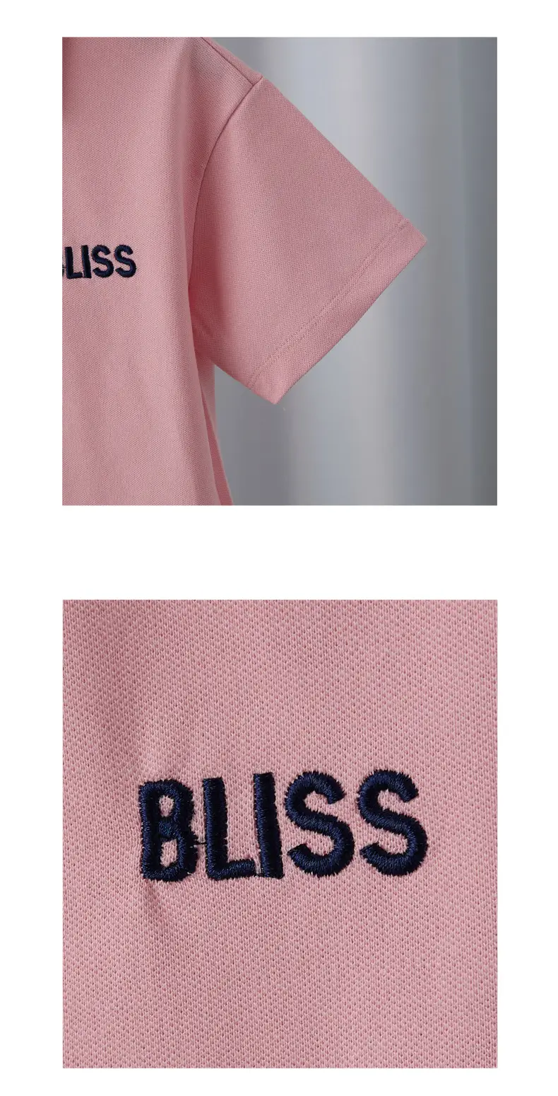 Kids Korean Style Polo Shirt Pink Medium Large — feature 5