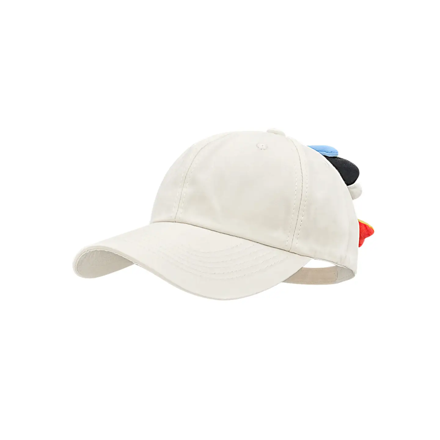 Reversible Cartoon Cap for Men Women Summer Hat Yellow - Image 9