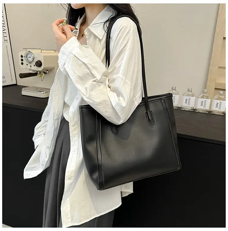 Korean Style Cream Shoulder Bag with Cute Charm — feature 19