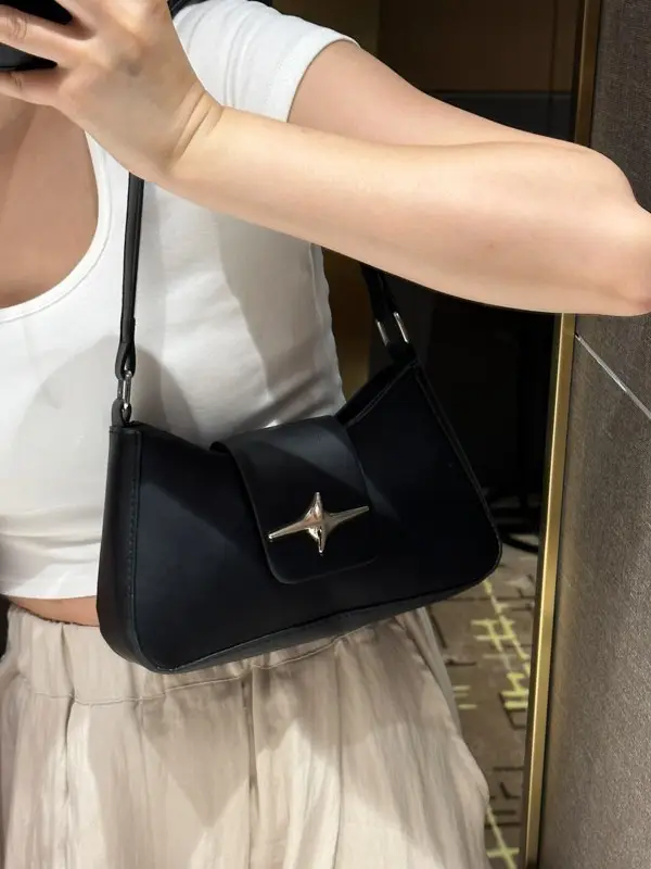 Brown Leather Armpit Bag for Women 2025 - Image 9