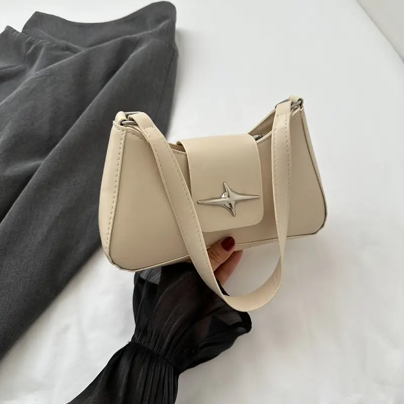 Brown Leather Armpit Bag for Women 2025 - Image 2