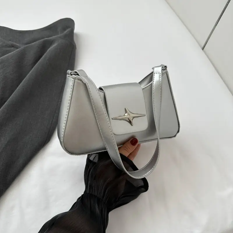 Brown Leather Armpit Bag for Women 2025 - Image 4