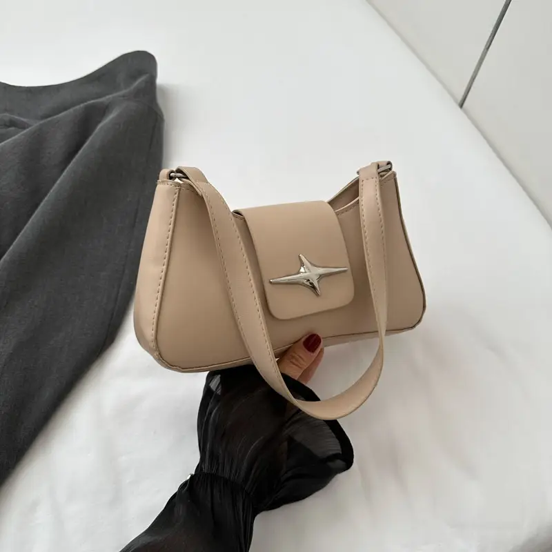 Brown Leather Armpit Bag for Women 2025 - Image 5