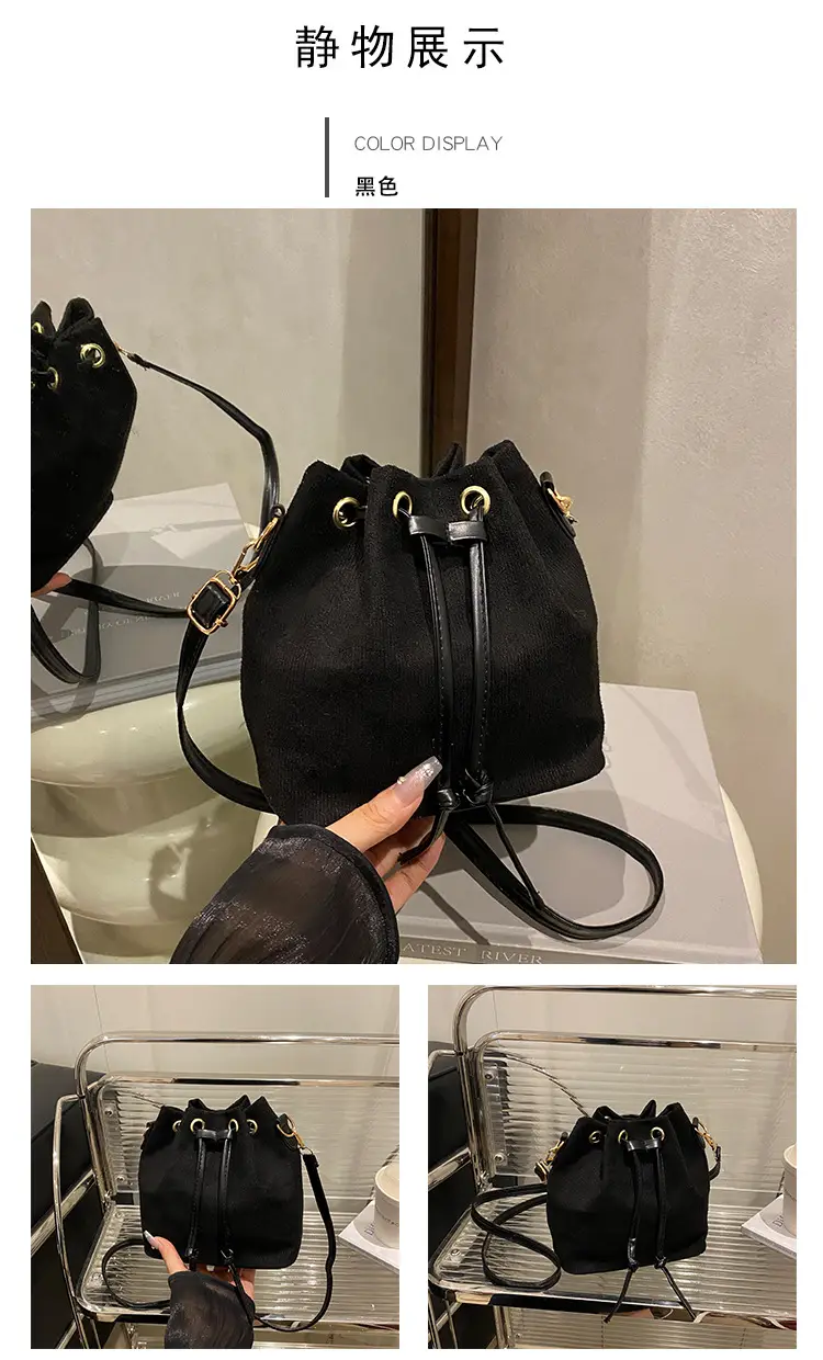 Beige Drawstring Shoulder Bag for Women 2025 — feature 12