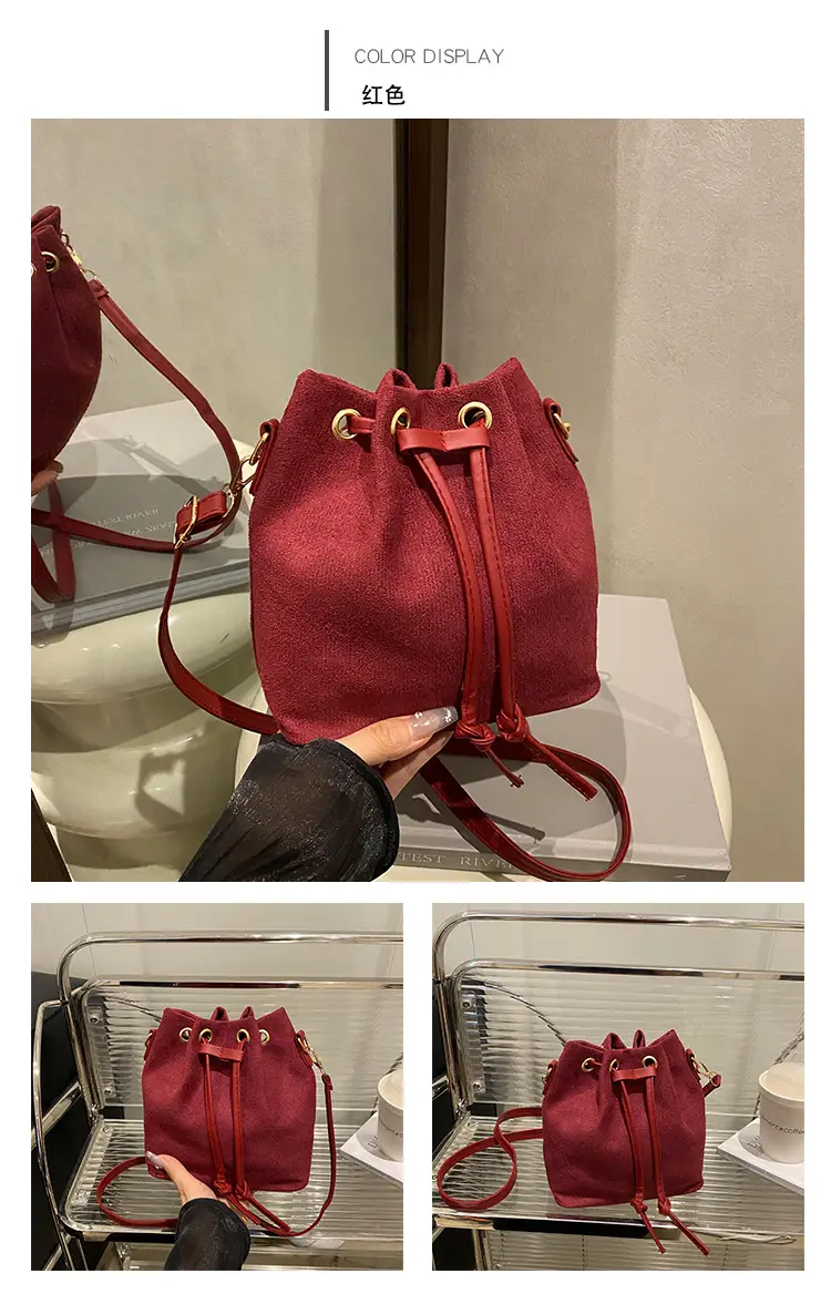 Beige Drawstring Shoulder Bag for Women 2025 — feature 13