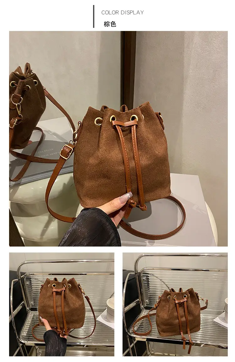 Beige Drawstring Shoulder Bag for Women 2025 — feature 14