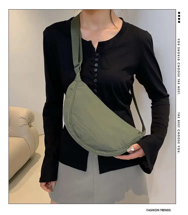 Nylon Crossbody Bag Women Lightweight Casual Shoulder Bag — feature 1