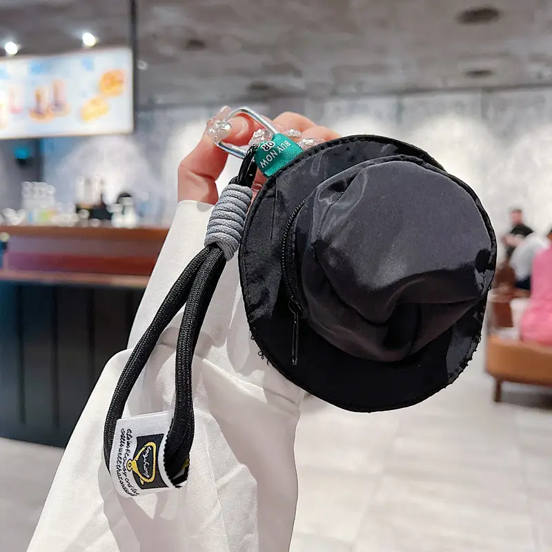 Cute Mini Bag Mushroom Coin Purse Headphone Bag Portable Hook Storage Coin Small School Bag Mobile Phone Pendant Short Rope — feature 15