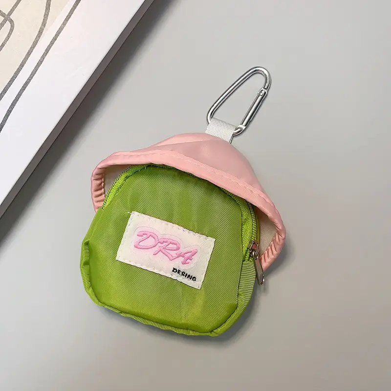 Cute Mini Bag Mushroom Coin Purse Headphone Bag Portable Hook Storage Coin Small School Bag Mobile Phone Pendant Short Rope — feature 19