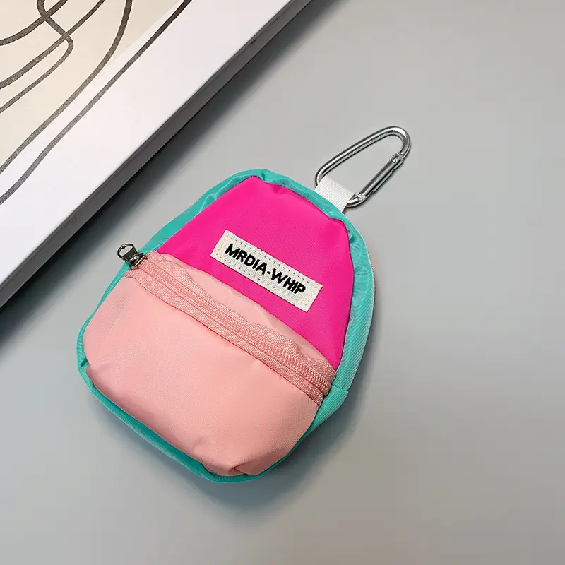 Cute Mini Bag Mushroom Coin Purse Headphone Bag Portable Hook Storage Coin Small School Bag Mobile Phone Pendant Short Rope — feature 23