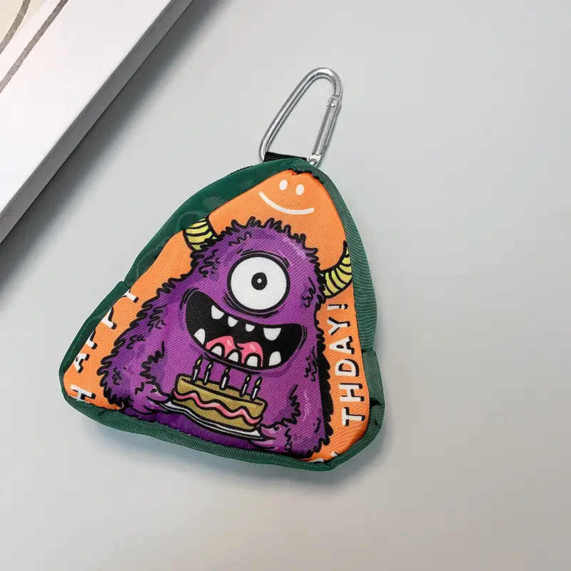 Cute Mini Bag Mushroom Coin Purse Headphone Bag Portable Hook Storage Coin Small School Bag Mobile Phone Pendant Short Rope — feature 24