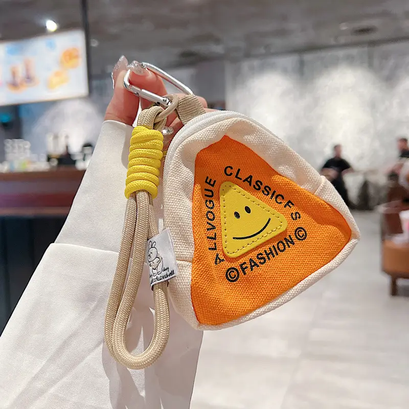 Cute Mini Bag Mushroom Coin Purse Headphone Bag Portable Hook Storage Coin Small School Bag Mobile Phone Pendant Short Rope — feature 3